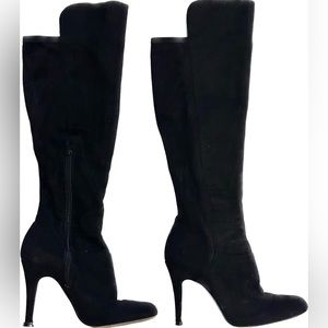 black suede boots